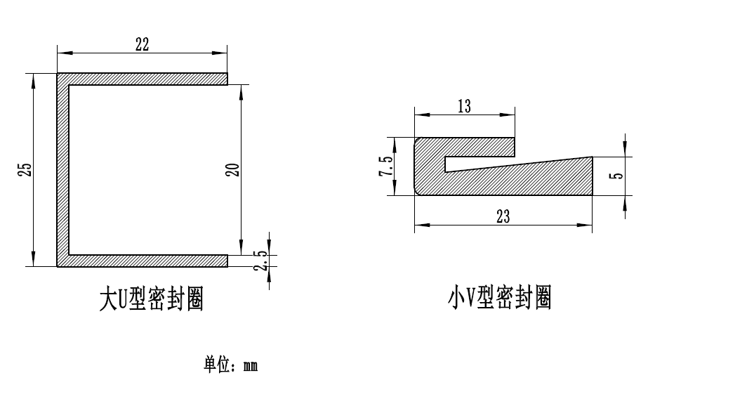 密封件技術參數(shù)